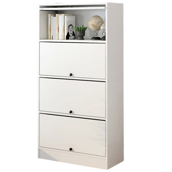 Scandinavian 11.8" Wide Standard Bookcase Manufactured Wood Bookshelf