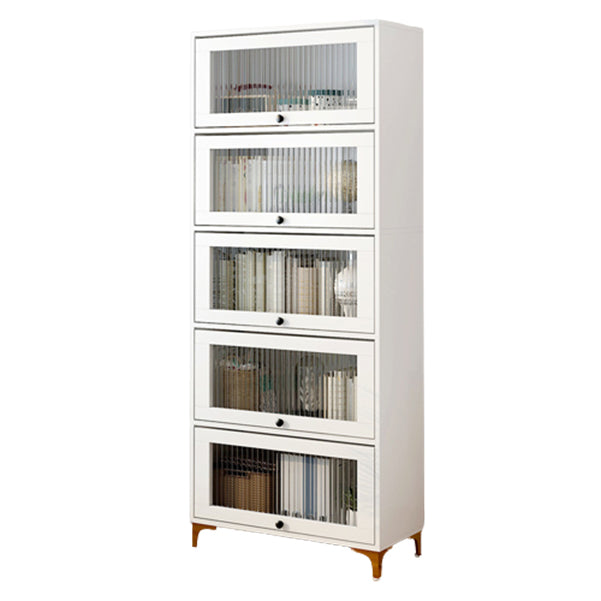 Scandinavian 11.8" Wide Standard Bookcase Manufactured Wood Bookshelf
