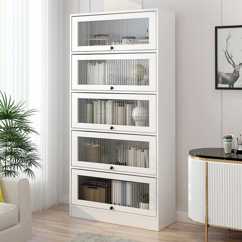 Scandinavian 11.8" Wide Standard Bookcase Manufactured Wood Bookshelf