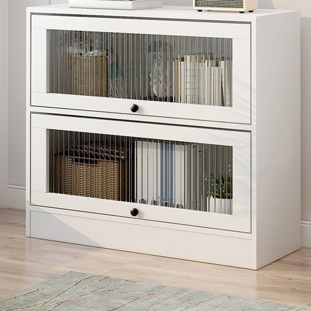Scandinavian 11.8" Wide Standard Bookcase Manufactured Wood Bookshelf