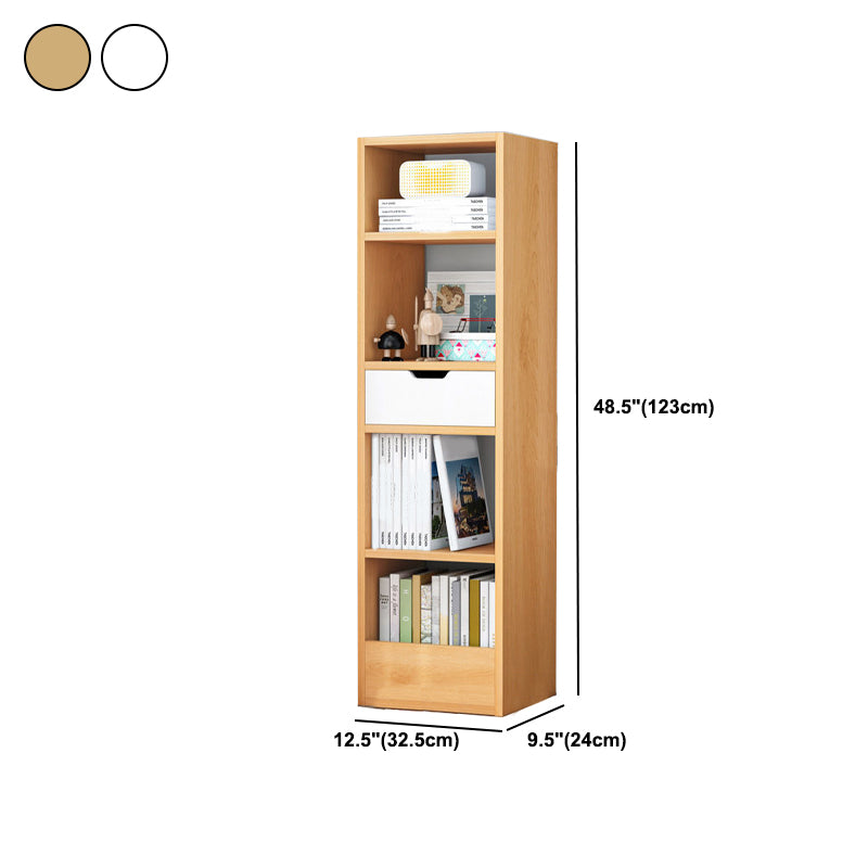 Contemporary Manufactured Wood Bookshelf Standard Home Bookcase