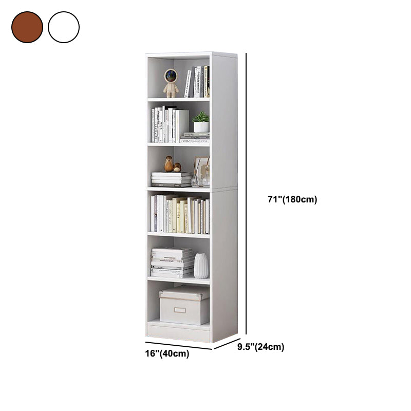 Contemporary Manufactured Wood Bookshelf Standard Home Bookcase