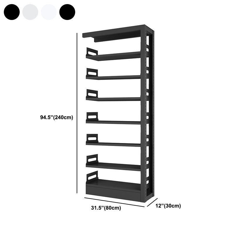 Rectangle Etagere Bookcase Modern Metal Open Bookcase with Shelves