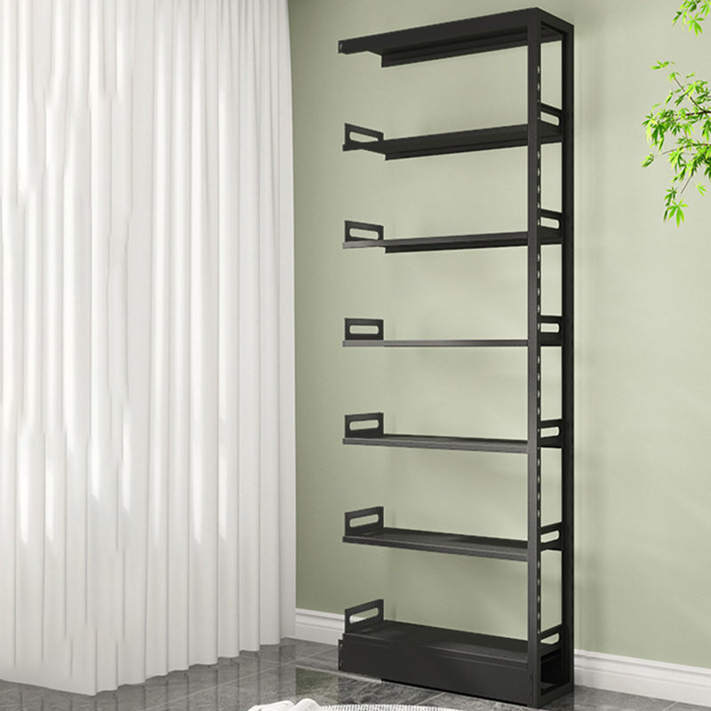 6-Tier Steel Matte Finish Bookcase Standard 79-inch Bookshelf
