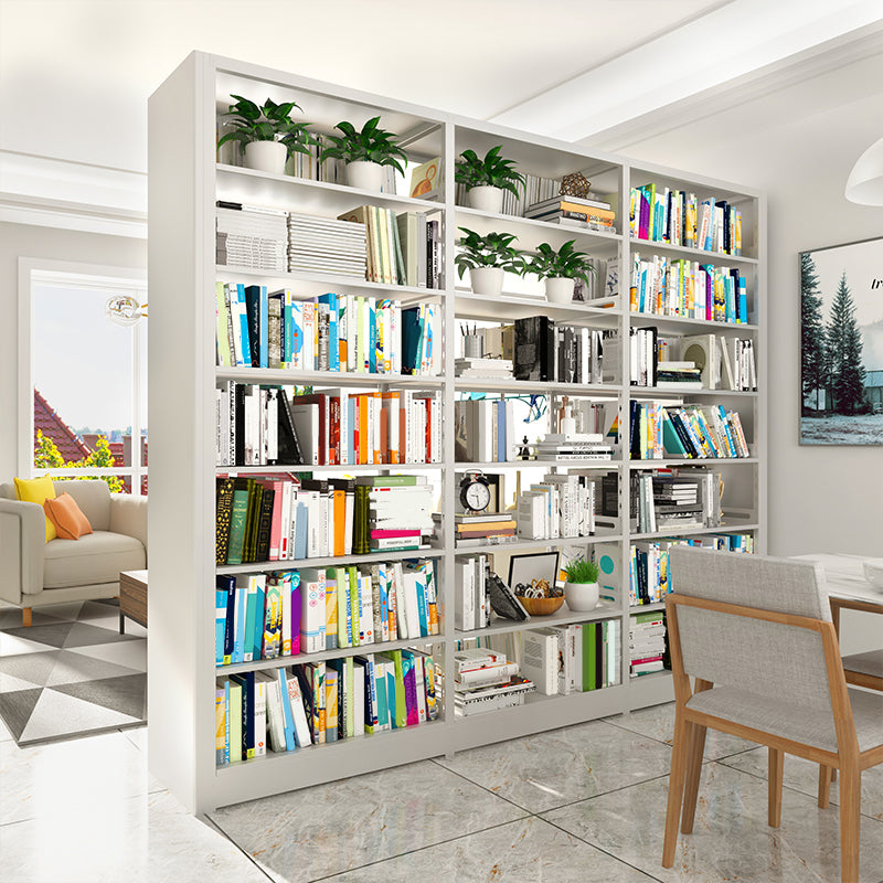 6-Tier Steel Matte Finish Bookcase Standard 79-inch Bookshelf