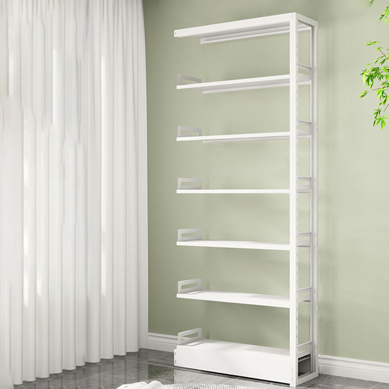 6-Tier Steel Matte Finish Bookcase Standard 79-inch Bookshelf