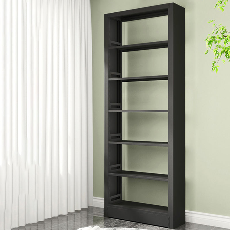6-Tier Steel Matte Finish Bookcase Standard 79-inch Bookshelf