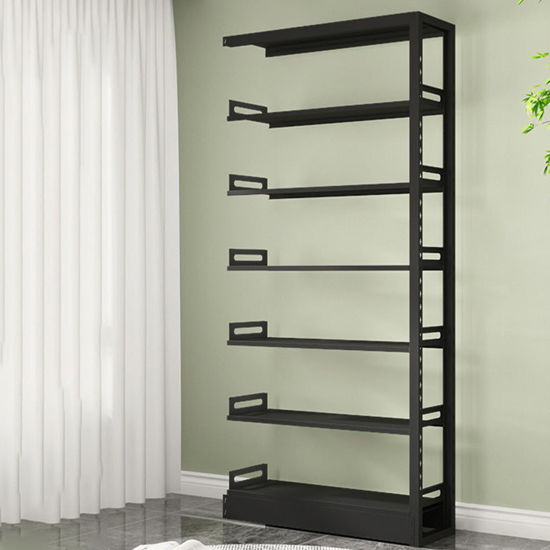 6-Tier Steel Matte Finish Bookcase Standard 79-inch Bookshelf