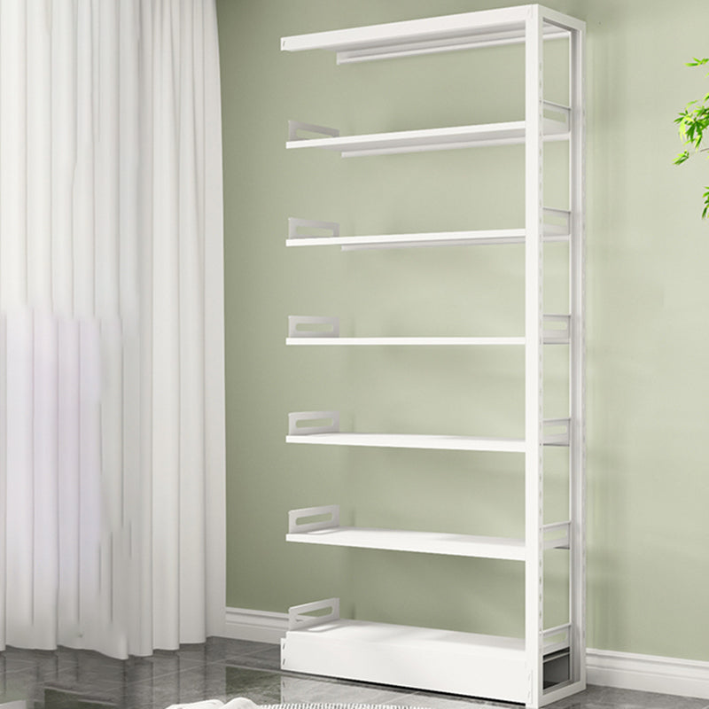 6-Tier Steel Matte Finish Bookcase Standard 79-inch Bookshelf