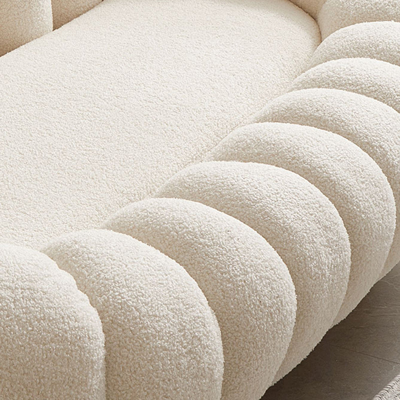 Modern 2/3-seater Sloped Arm Sofa 39.37" D Sewn Pillow Back Sofa