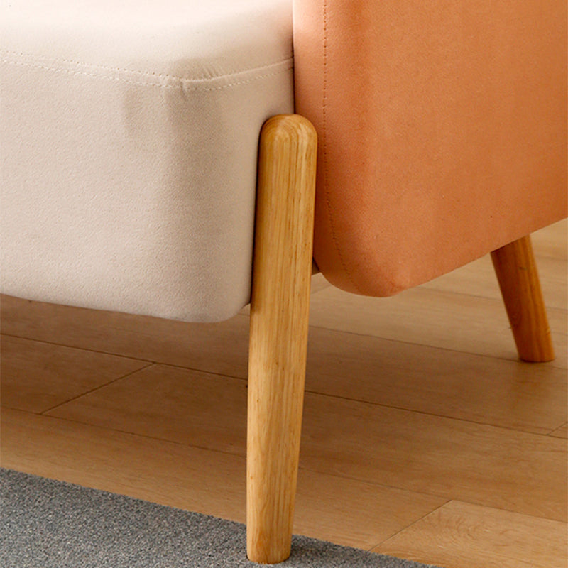 26.77" Wide Velvet Sofa Standard Square Arm Sofa for Living Room