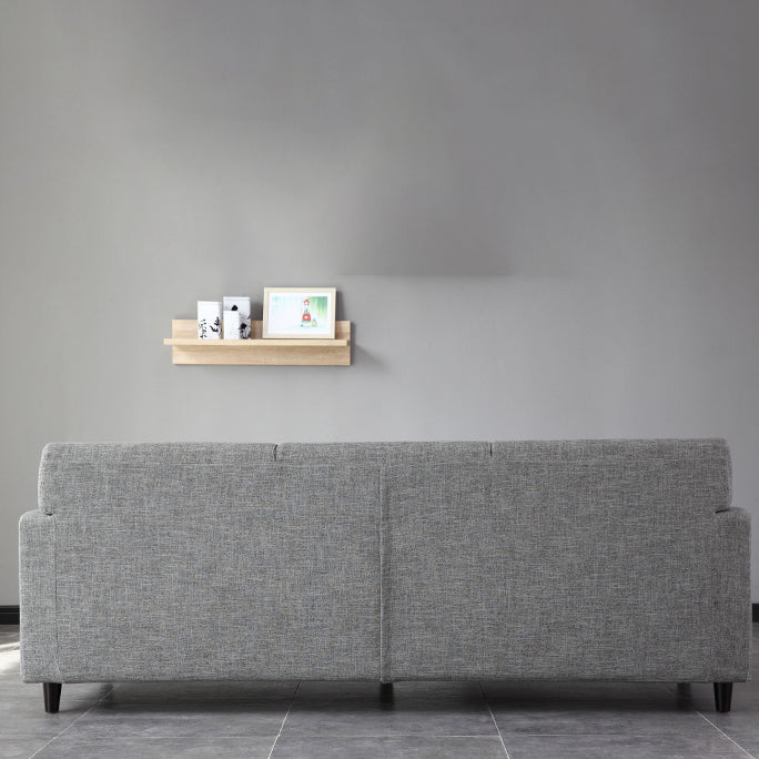 Living Room Contemporary Cushions Standard Square Arm Stationary Sofa