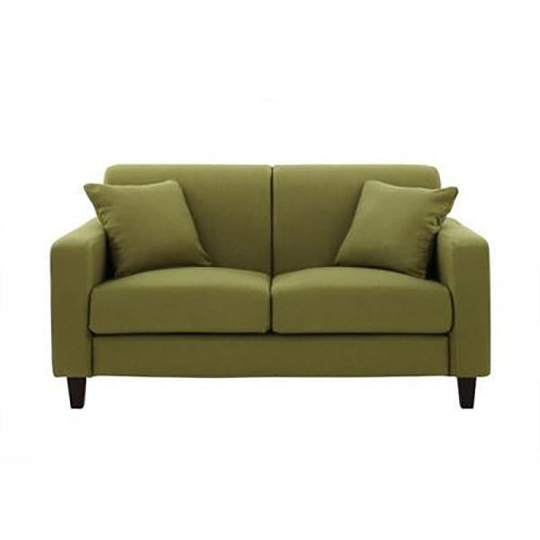 Living Room Contemporary Cushions Standard Square Arm Stationary Sofa