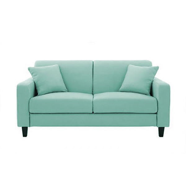 Living Room Contemporary Cushions Standard Square Arm Stationary Sofa