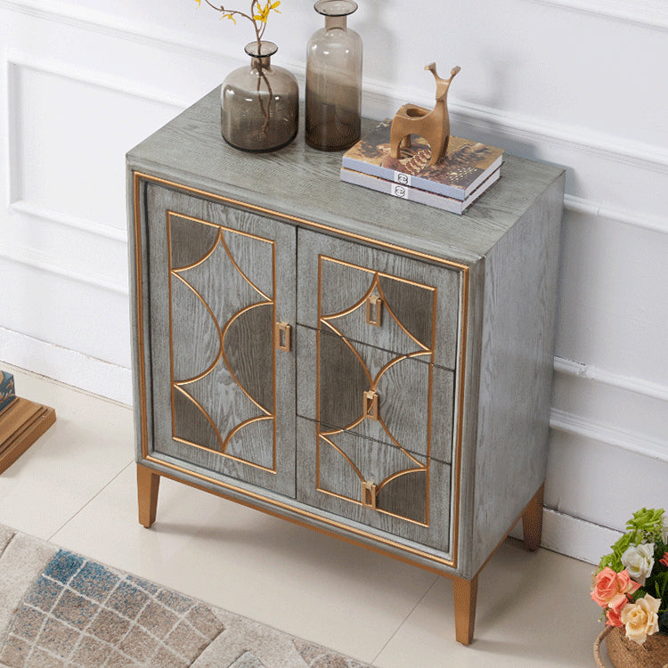 Living Room Dining Buffet with Drawers and Storage Engineered Wood Modern Buffet