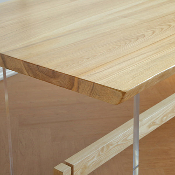 Modern Brown Solid Wood Table Specialty Dining Table for Home