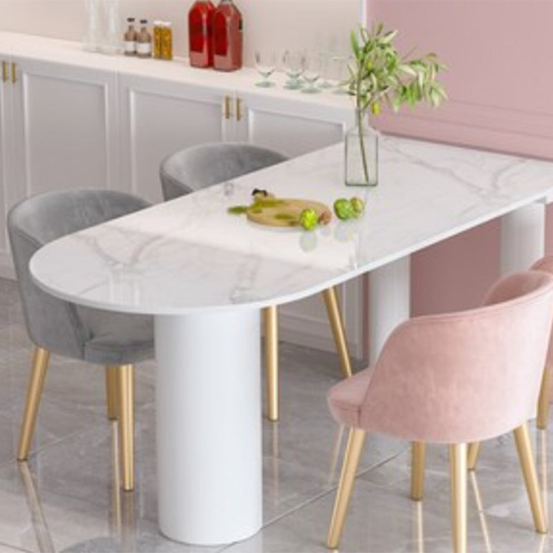 Contemporary Dining Table Stone 3-foot Furniture for Dining Room