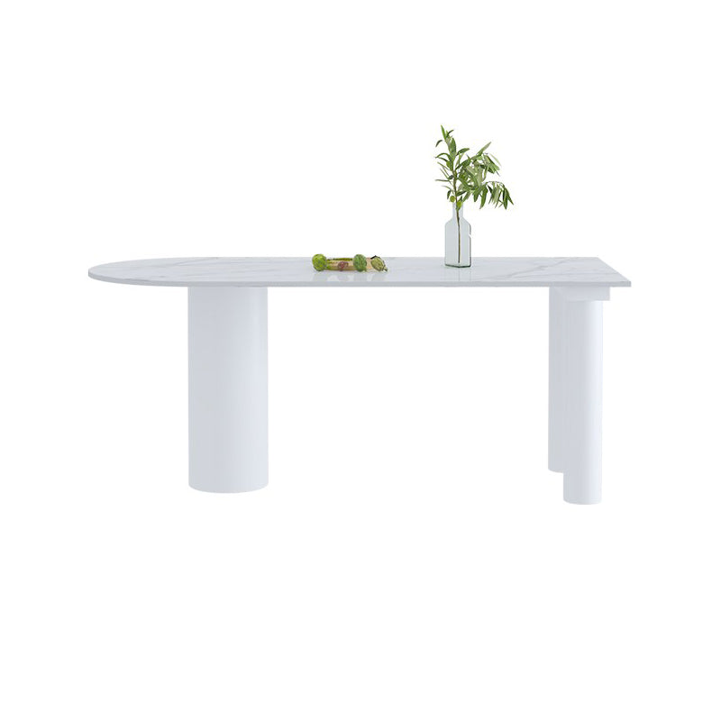 Contemporary Dining Table Stone 3-foot Furniture for Dining Room