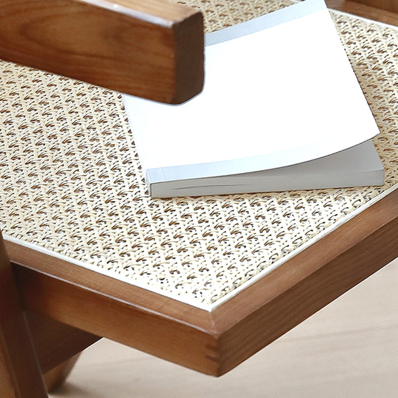 Traditional Style Chairs Dining Kitchen Arm Chairs with Wooden Legs