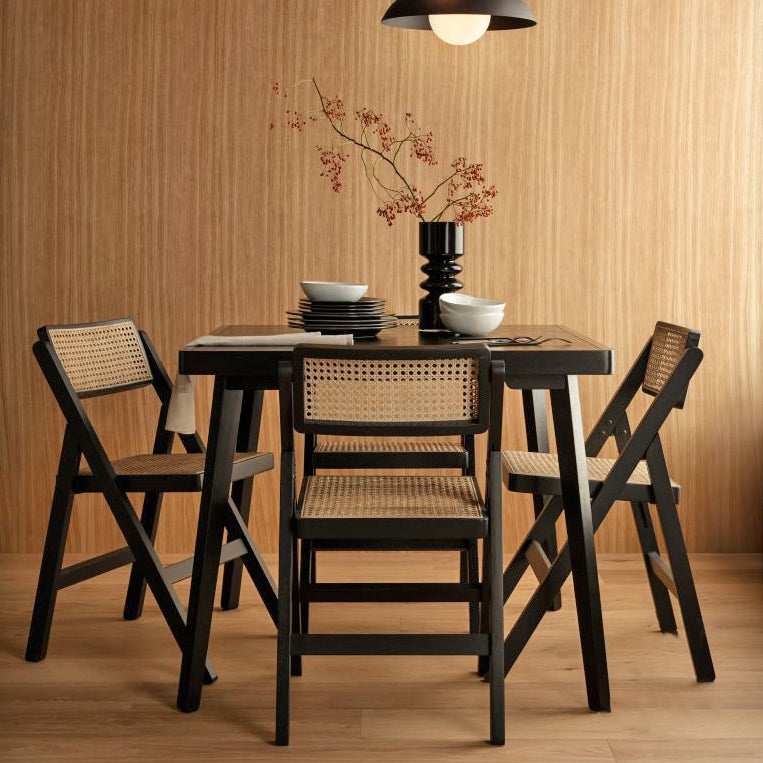 Traditional Style Chairs Dining Kitchen Armless Chairs with Wooden Legs