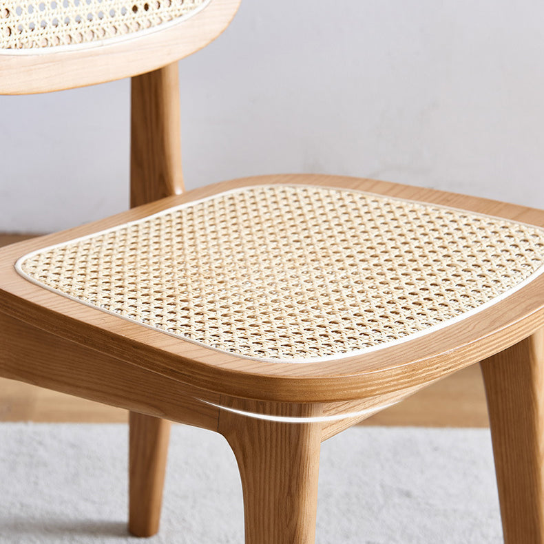 Open Back Side Chair Scandinavian Design Wood Dining Room Chairs