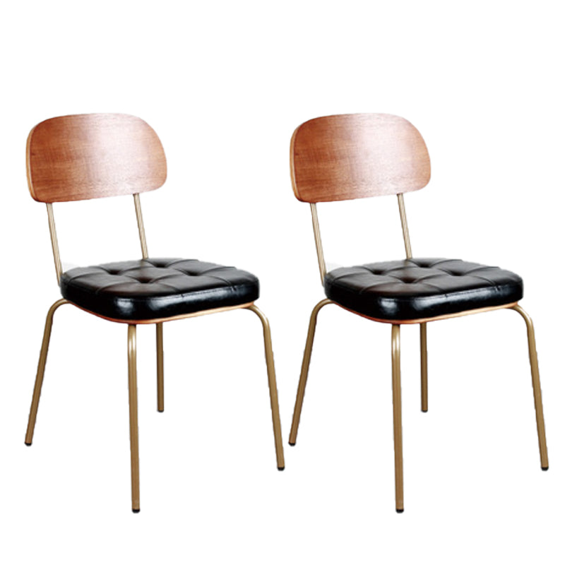 21.85" Wide Industrial Style Single Sofa Chair Basic Four Leg Fixed Back Arm Chair