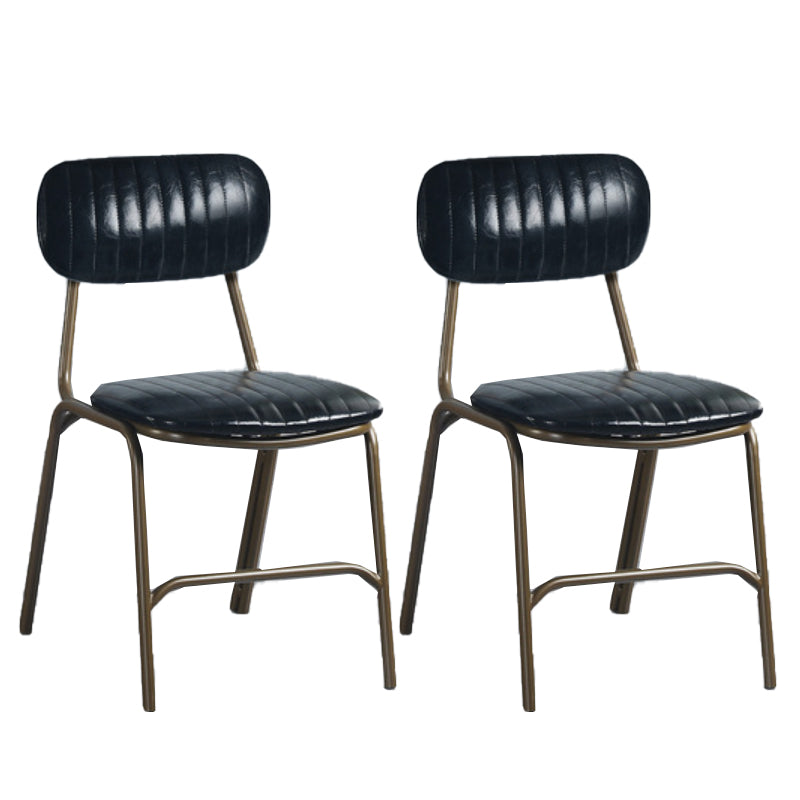 19.69" Wide Industrial Style Single Sofa Chair Fixed Back Basic Four Leg Armless Chair