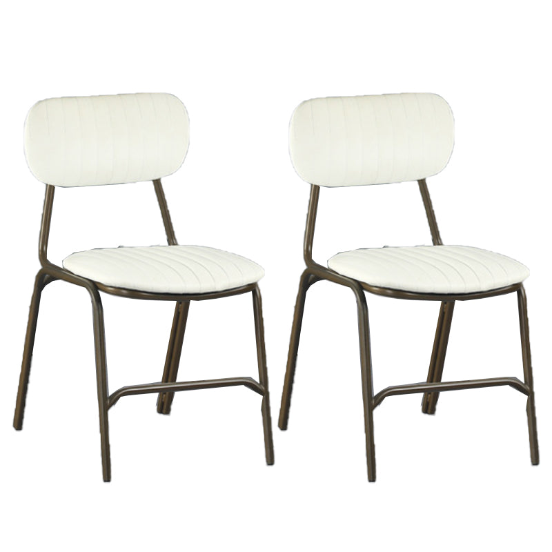 19.69" Wide Industrial Style Single Sofa Chair Fixed Back Basic Four Leg Armless Chair