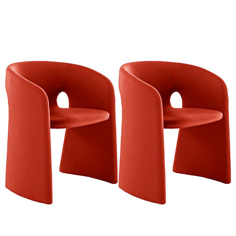 Mid-Century Modern Sled  Accent Armchair Fixed Back Arm Chair for Living Room