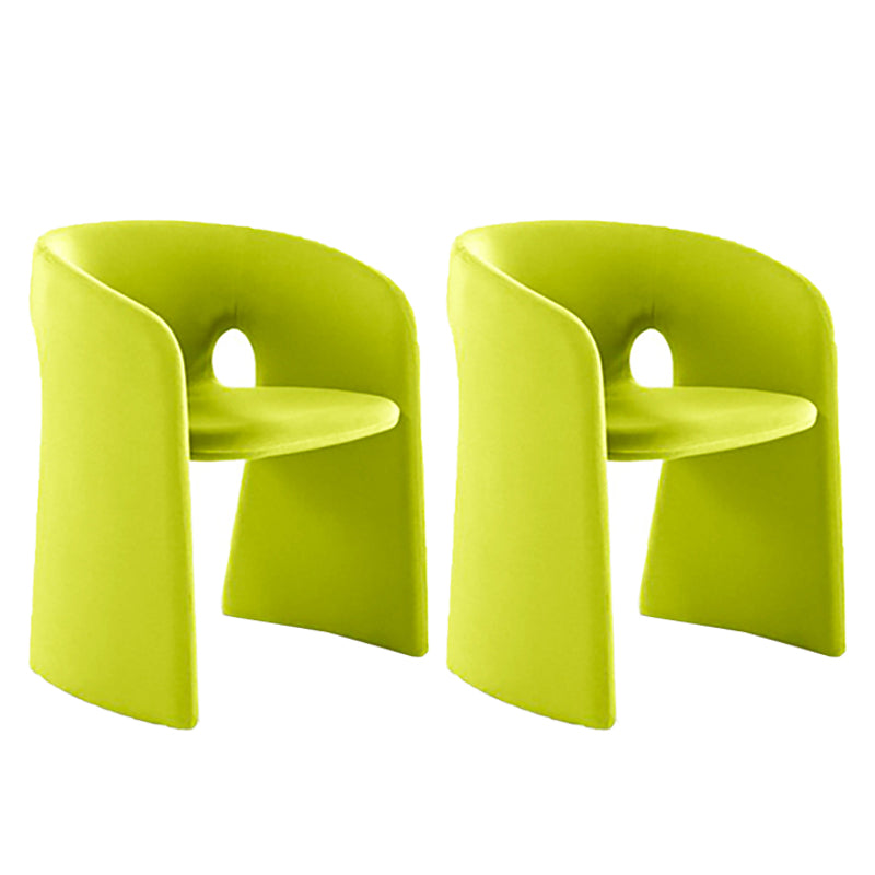 Mid-Century Modern Sled  Accent Armchair Fixed Back Arm Chair for Living Room