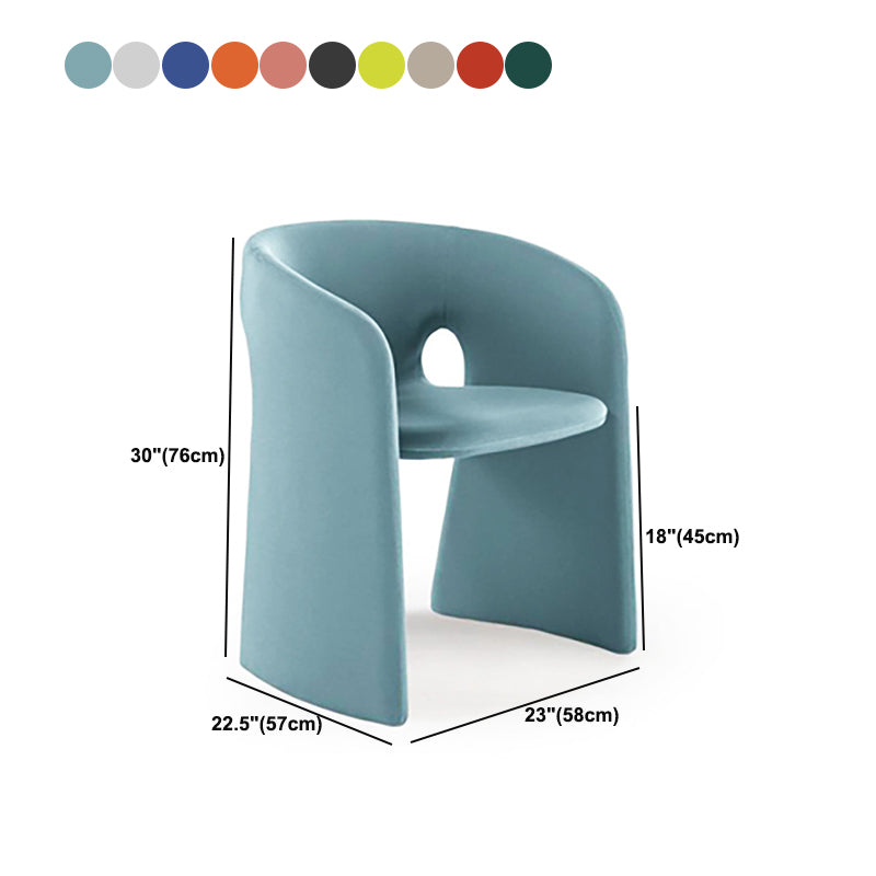 Mid-Century Modern Sled  Accent Armchair Fixed Back Arm Chair for Living Room