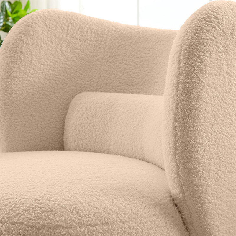 27.5"Wide Pillow Back Armless Slipper Accent Chair for Bedroom