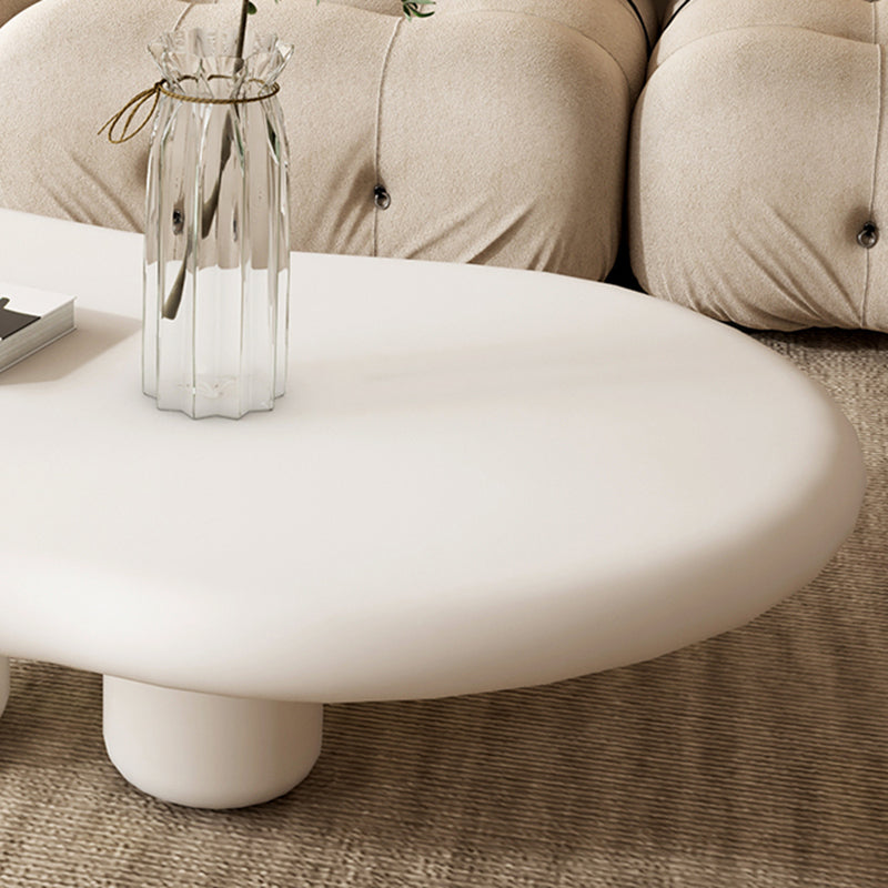 11.81" Tall Scandinavian Style Cocktail Table 4 Legs Coffee Table