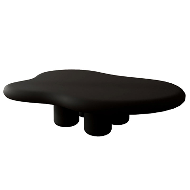 11.81" Tall Scandinavian Style Cocktail Table 4 Legs Coffee Table