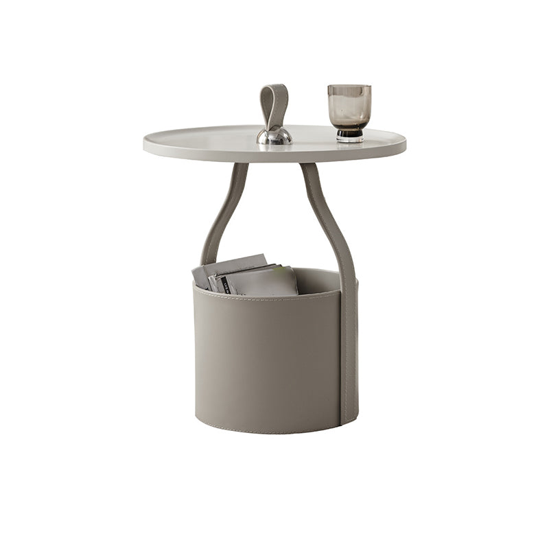20.87" Tall Mid-century Style Coffee Cocktail Table Pedestal Coffee Table