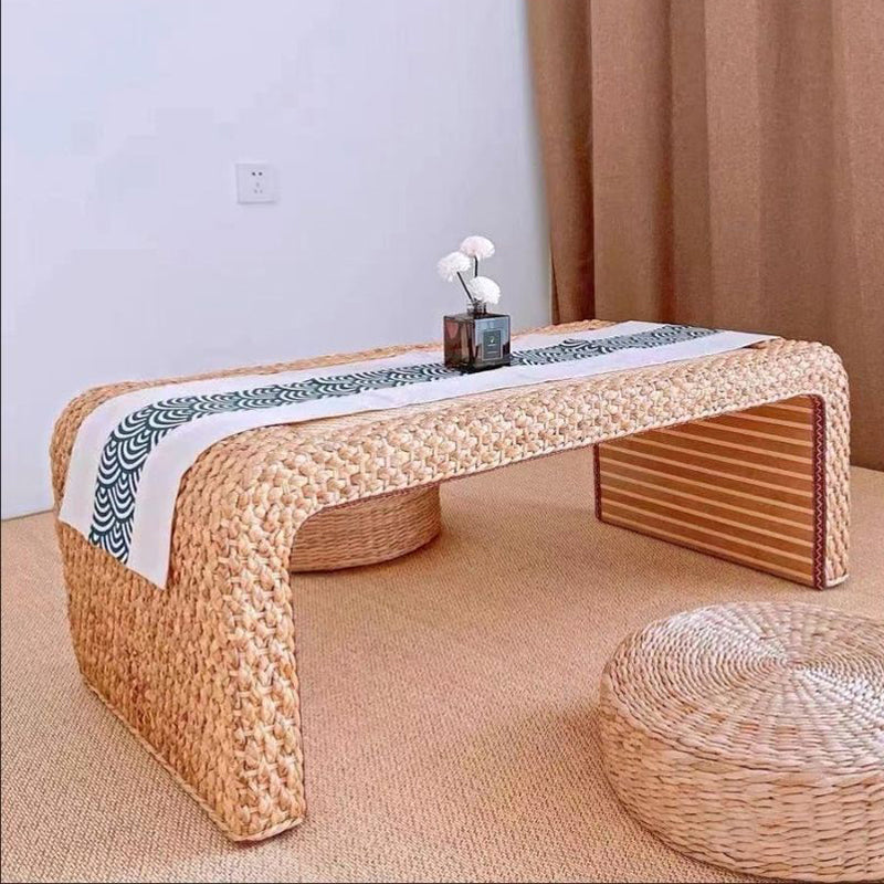 17.72 inch Wide Scandinavian Style Coffee Cocktail Table Wooden Coffee Table