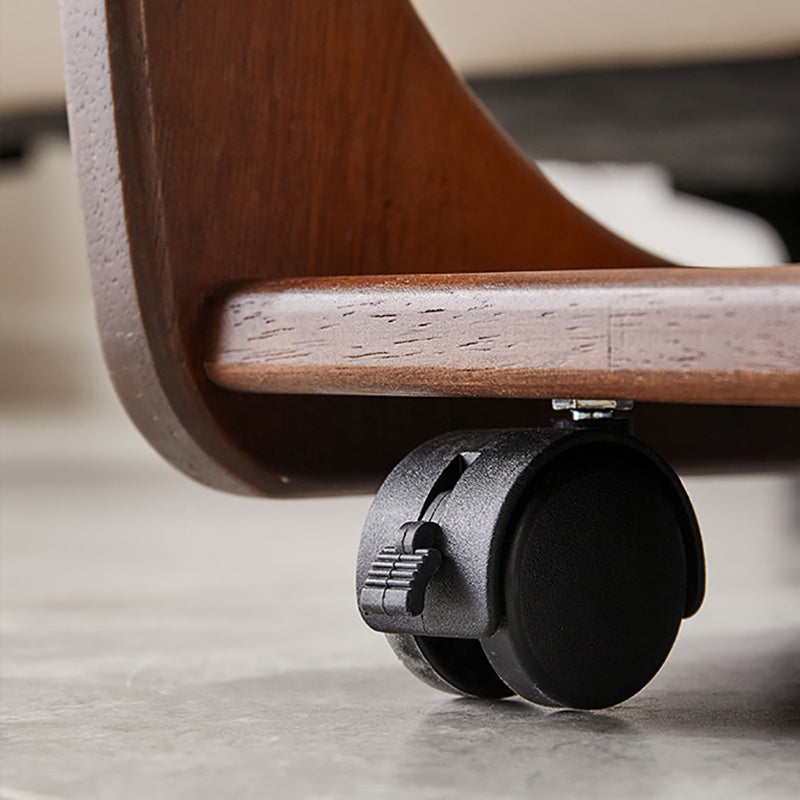 25.59" Tall Contemporary Style Coffee Cocktail Table Solid Wood Coffee Table