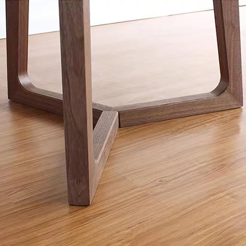 Scandinavian Coffee Cocktail Table Round Wooden Coffee Table Set for Living Room