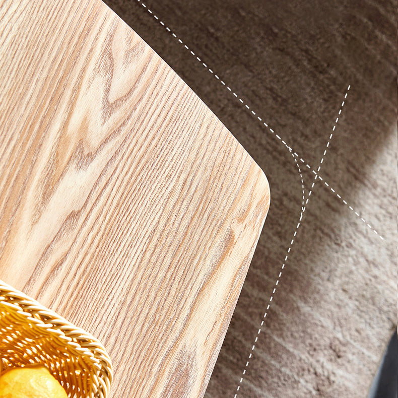 4 Legs 1 Coffee Table Modern Rectangular Solid Wood Coffee Table