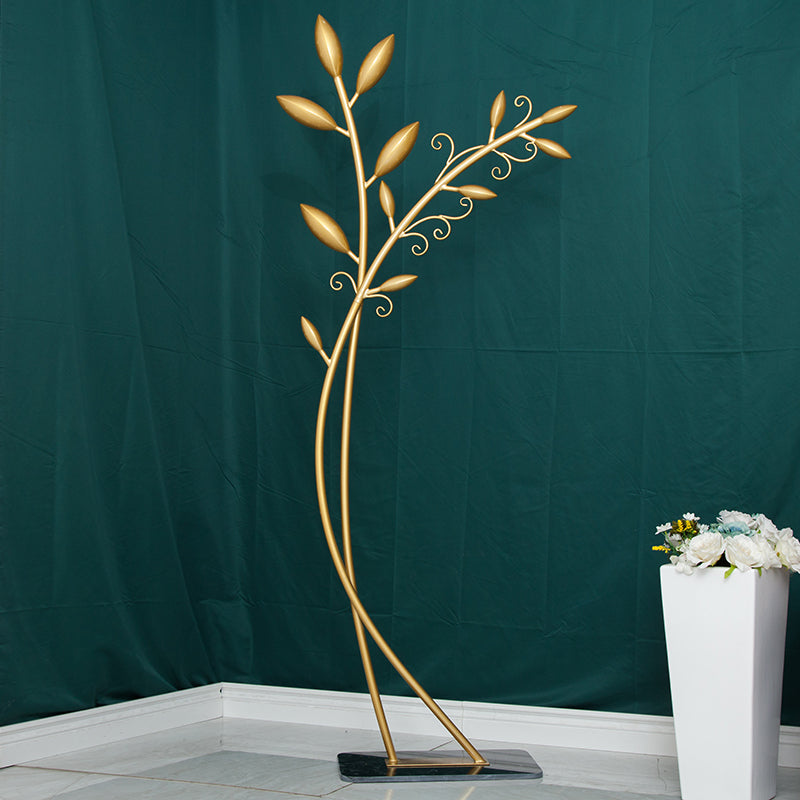 Extravagant Hall Stand Metal Hall Tree with Hooks Coat Hanger