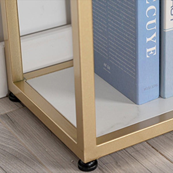 Sintered Stone Top Irregular Shape Bar Table Luxurious Bar Table with Double Pedestal