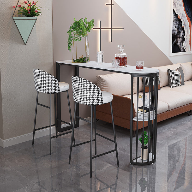 Living Room Stone Bistro Bar Desk Storage White Bistro Bar Height Cocktail Table