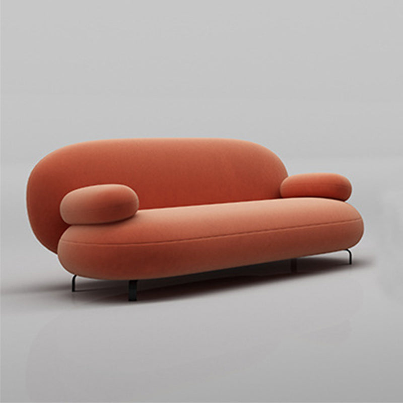 29.52" Wide Contemporary Sofa Recessed Arm Sofa for Living Room