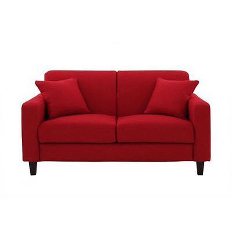 Contemporary Cushions Square Arm Living Room Stationary Seating