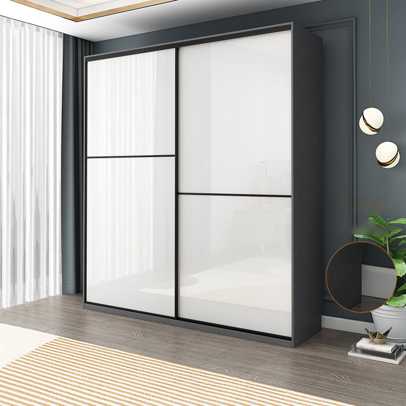 Modern Style Wardrobe White Color Wooden Wardrobe Closet for Home