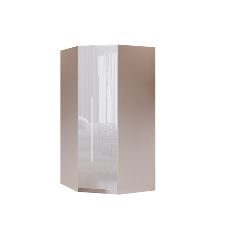 Contemporary Wooden Wardrobe White Colour Soft Close Door Wardrobe Closet