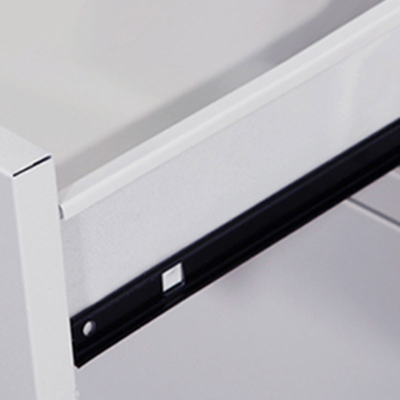 Grey Steel Wardrobe Armoire Contemporary Hinged Wardrobe Cabinet