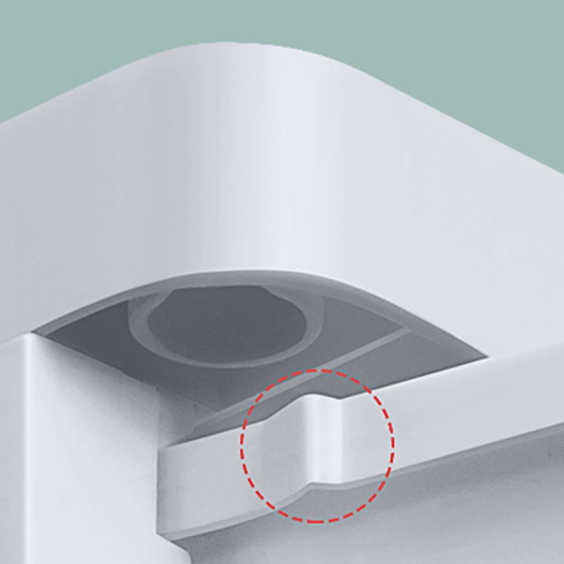 Plastic Storage Cabinet with Drawer Modern Wardrobe Armoire for Bedroom