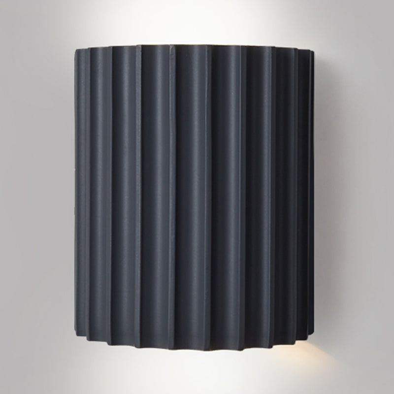 Cylinder Shape Wall Lighting Modern Style Resin 1 Lights Sconce Lamp for Bedroom