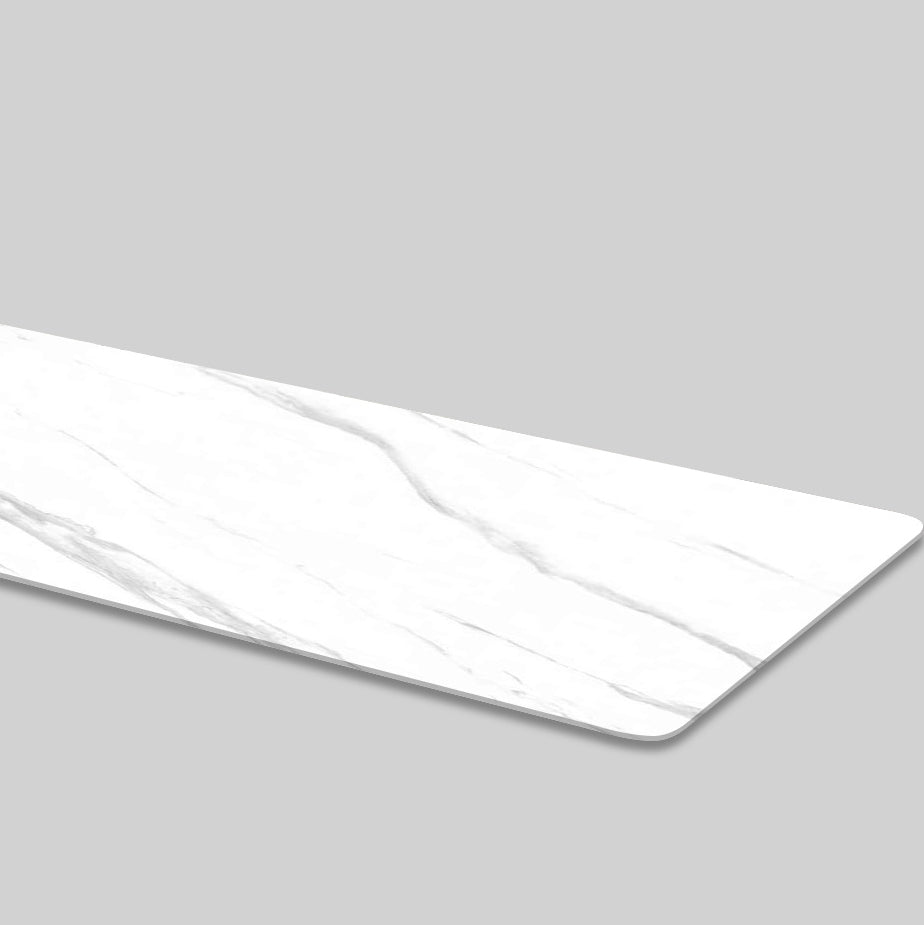 Glam Style Sintered Stone Dining Set Rectangle 1/4/5/6 Pieces Dining Set